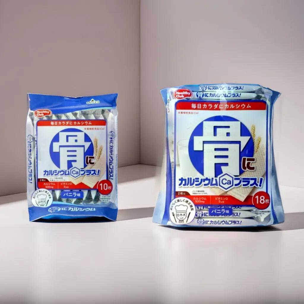 แคลเซียม เวเฟอร์ เฮลท์คลับ รสชาติอร่อย หวานกำลังดี บำรุงกระดูก 95g , 53g
