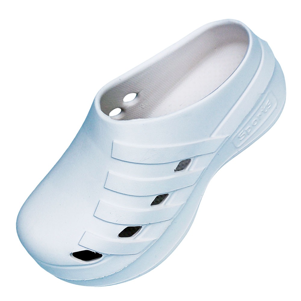 เบอร์36-44 ผลิตในไทย รองเท้าสวมหุ้มส้น WOOQ รุ่น COMFORT SPORT พื้นหนา 4 ซม.นุ่มมาก เบา สบาย