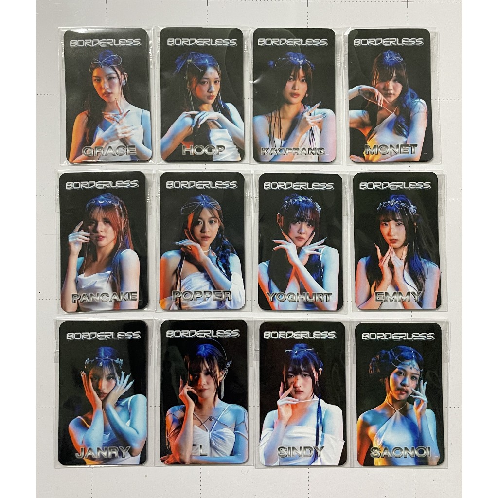 Magnet แม่เหล็ก BNK48 BORDERLESS 17th Single Grace Hoop Kaofrang Monet Pancake Popper Yoghurt Emmy Janry L Sindy Saonoi
