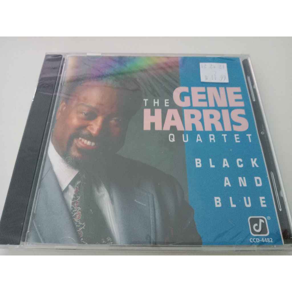 CD แผ่นซีดี ซีดีเพลงสากล GENE HARRIS QUARTET - BLACK AND BLUE NEW  สินค้าสภาพตามรูปปก