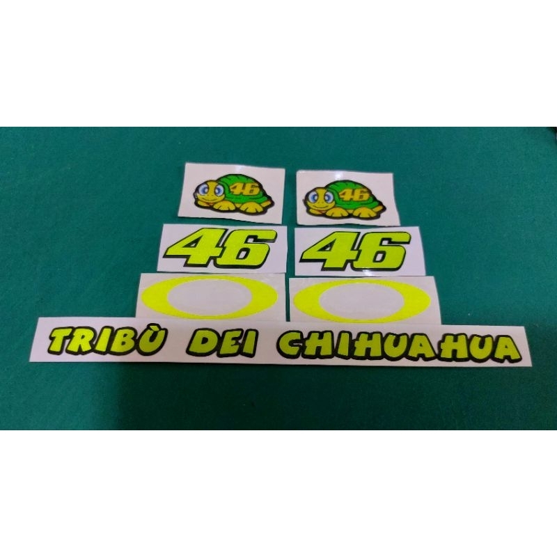 sticker3m46เต่ารอซซี่ชุดติดชิวหมวกกันน๊อก