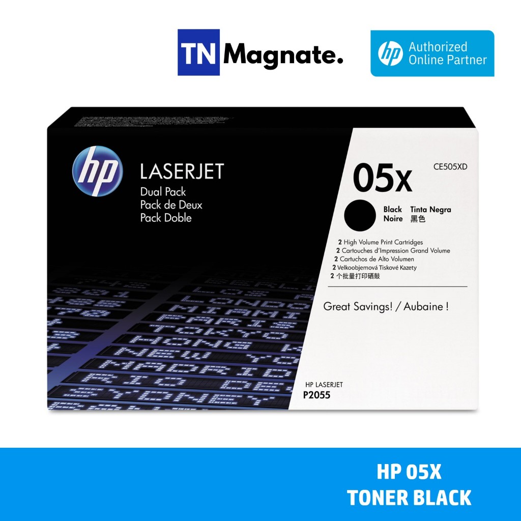 [หมึกพิมพ์เลเซอร์] HP 05X [CE505X] TONER BLACK [6.5K]