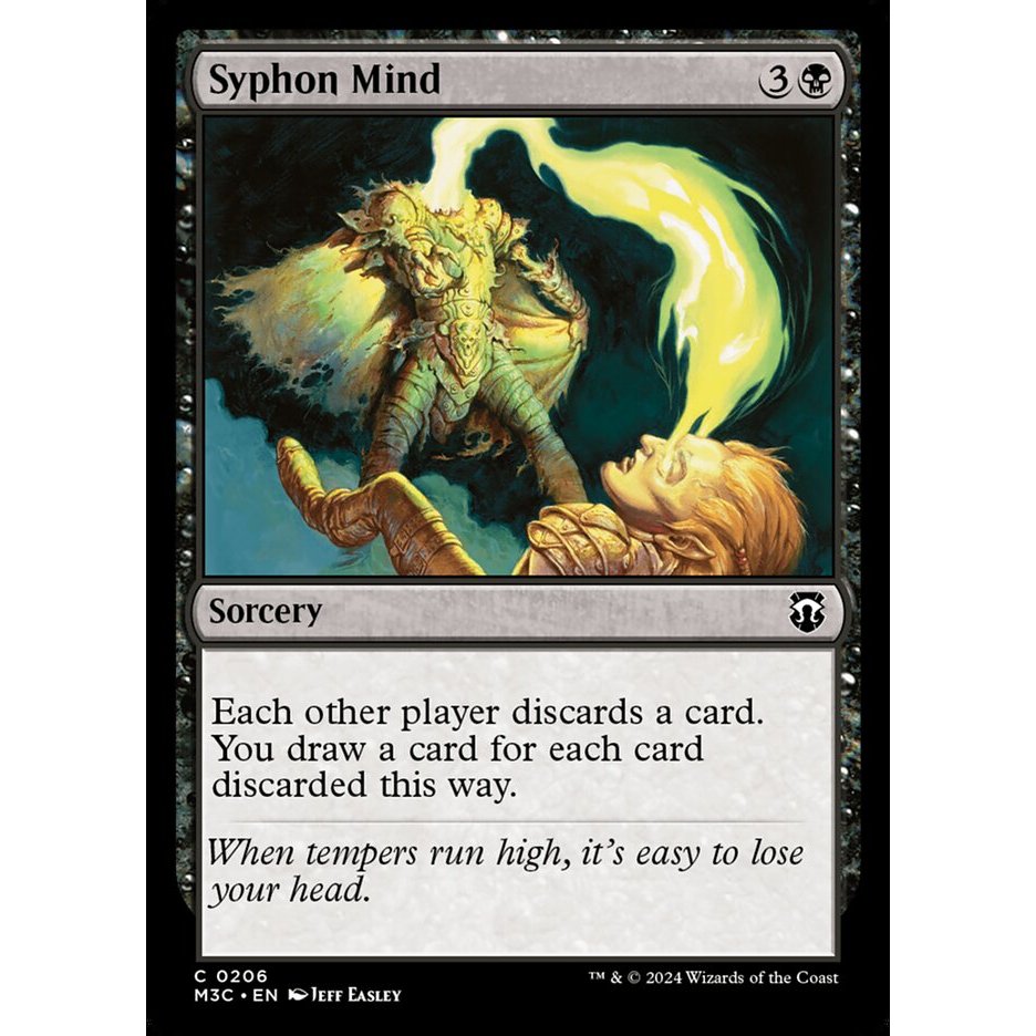 Syphon Mind การ์ด Magic The Gathering ของแท้ จากรุ่น Modern Horizons 3 Commander