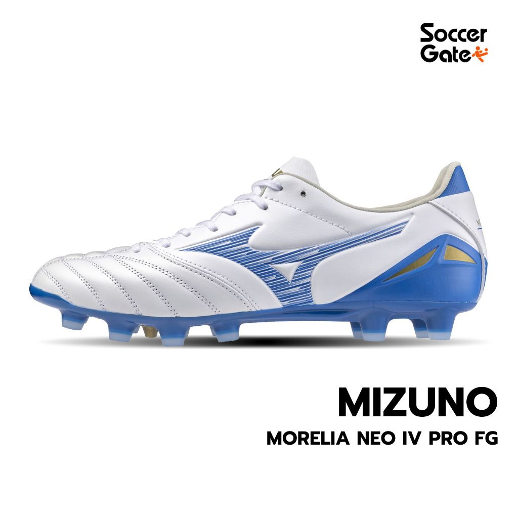 MIZUNO MORELIA NEO IV PRO รองเท้าสตั๊ดฟุตบอลของแท้ [โค้ด SOC500NOV ลดสูงสุด 500 เมื่อซื้อครบ 3000]