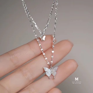 MEET💕พร้อมส่ง สร้อยเงิน Little Joy สร้อยเพชร สร้อยแฟชั่น สร้อยคอเงินแท้ สร้อยคอจี้ สร้อยคอเกาหลี