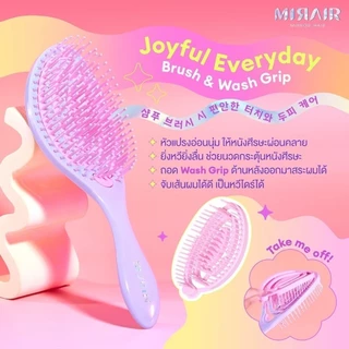 Mirair Joyful Everyday Brush&Wash Grip Blissful Scalp Brush หวี มิแรร์ (1 อัน)