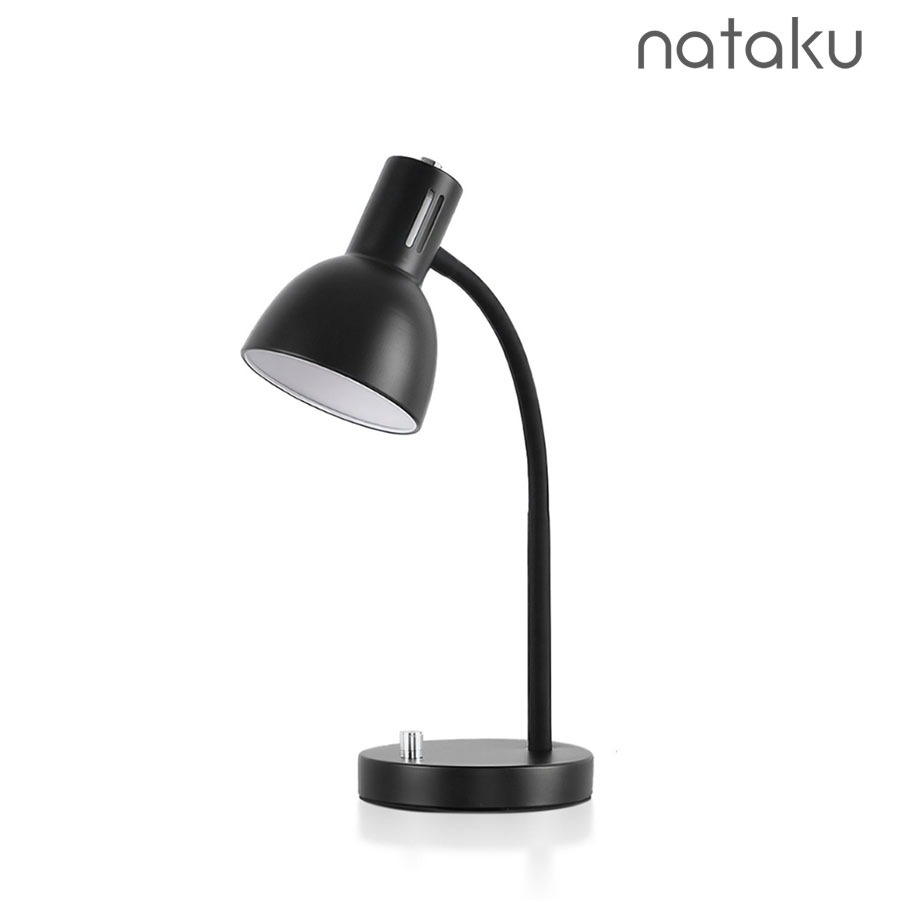 Nataku โคมไฟตั้งโต๊ะ โคมไฟถนอมสายตา Table lamp แข็งแรง ทนทาน หมุนเพื่อเปิด-ปิดไฟ ทันสมัย e27