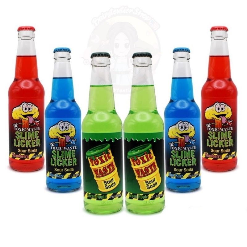พร้อมส่ง🛵โซดา Toxic Waste Soda 355mL