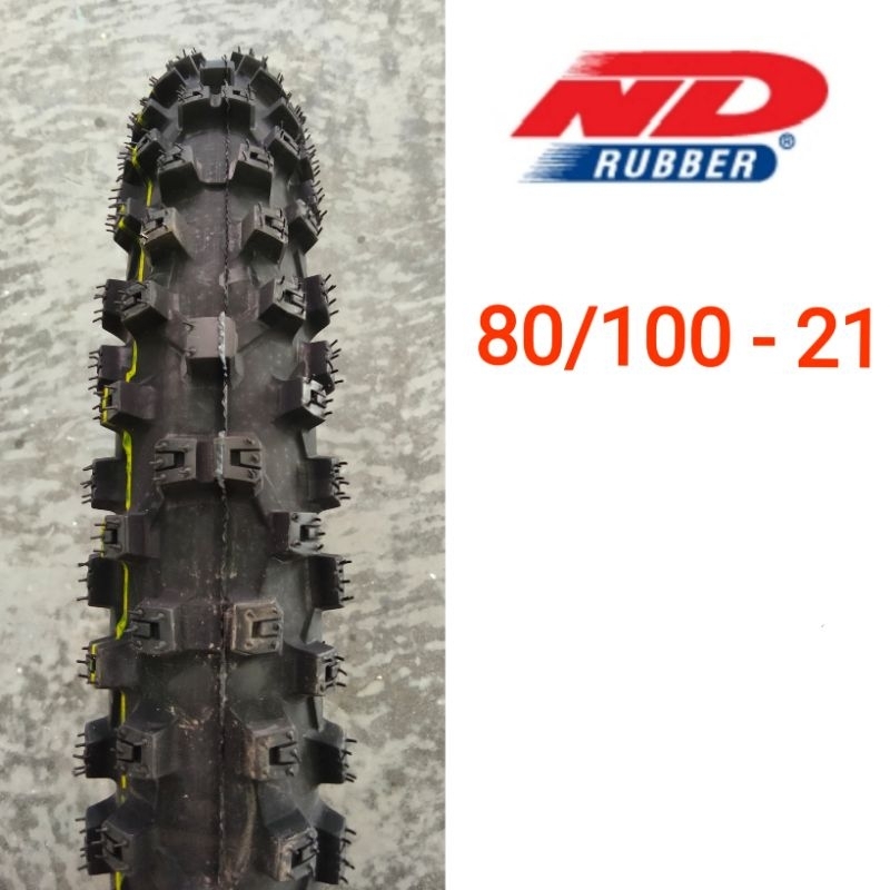 ยางวิบาก ND RUBBER ขอบ 21" เบอร์ 80/100-21