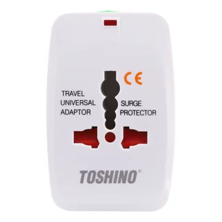 Toshino ปลั๊กแปลง 4 in 1+Surge+2A1C 5V2.4A รุ่น DE-204UC
