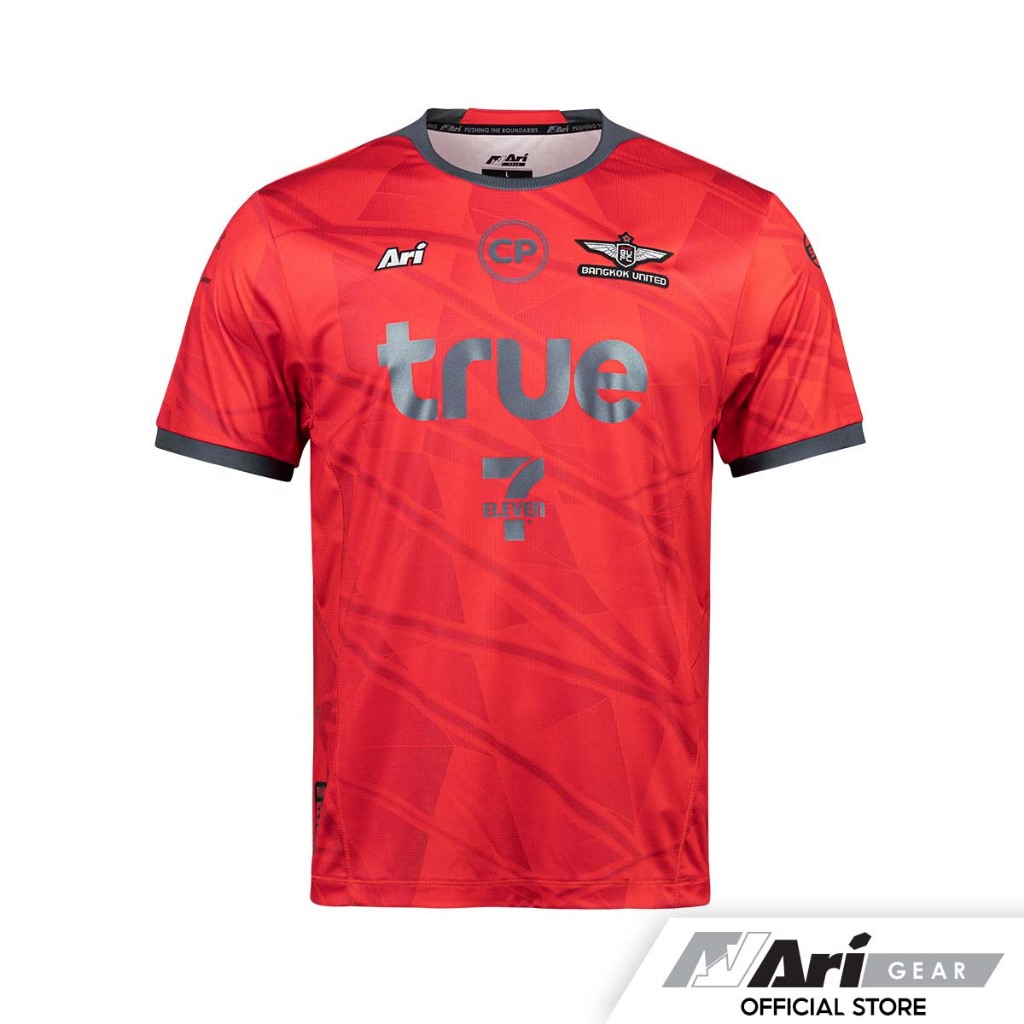 ARI TRUE BANGKOK UNITED 2024/2025 HOME REPLICA JERSEY - TRUE RED/GUN METAL เสื้อฟุตบอล อาริ เกรดแฟนบอล ทรูแบงค็อก สีแดง