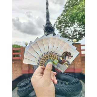 บัตรขูดลายพญานาคองค์ดำ 1 ชุด 10 ใบ