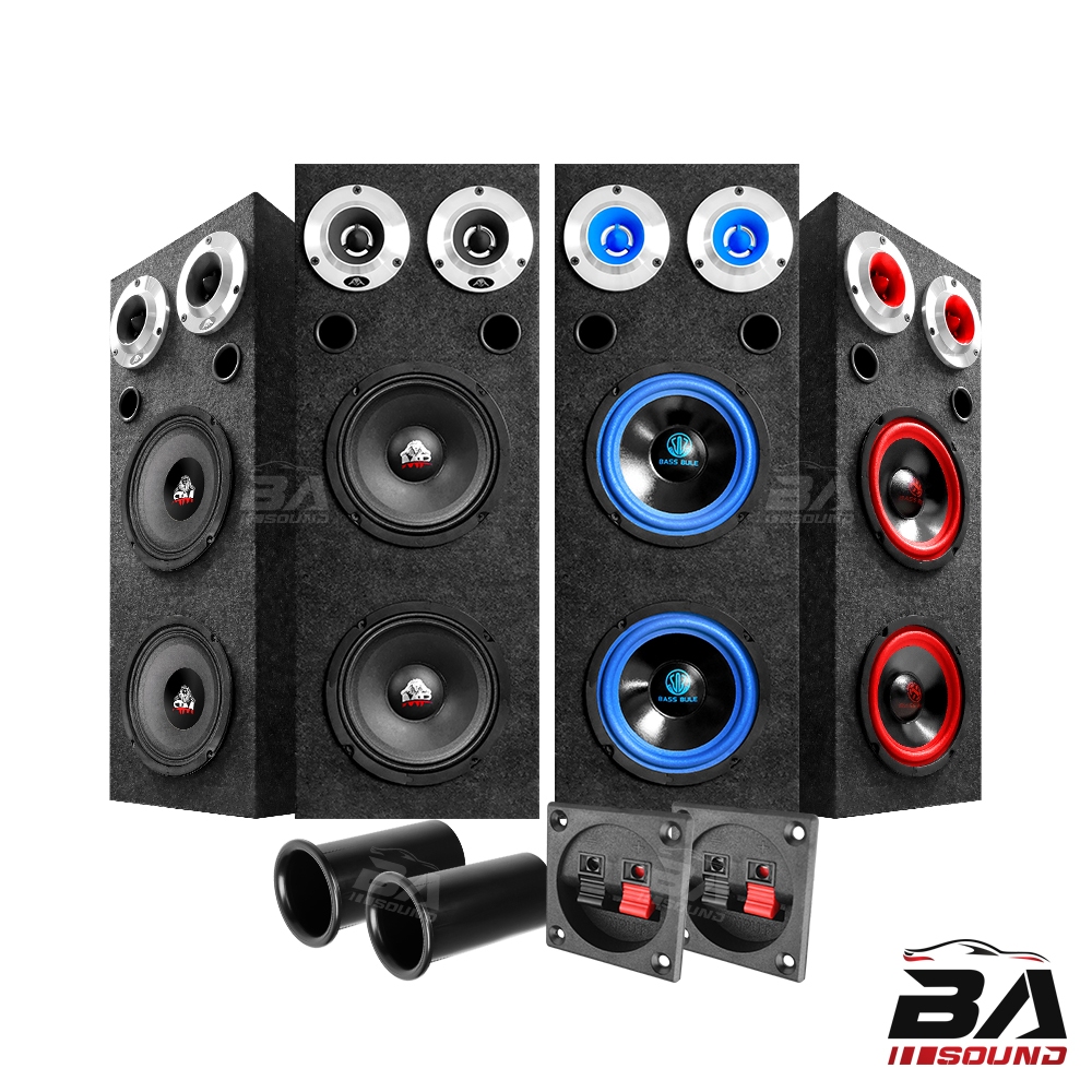 BA SOUND ตู้ลำโพงสำเร็จรูป 6.5นิ้ว มี 4 รุ่นให้เลือก แถมสายลำโพง 4M ตู้ลำโพงประกอบ 6.5นิ้ว ตู้ลำโพง 6.5นิ้ว ตู้ลำโพง DIY