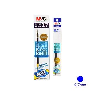 M&G AGR67T19 ไส้ปากกา 0.7 มม เหมาะสำหรับการกดปากกาเป็นกลาง ไส้ปากการีฟิล หมึก 3 สีให้เลือก 1 ชิ้น