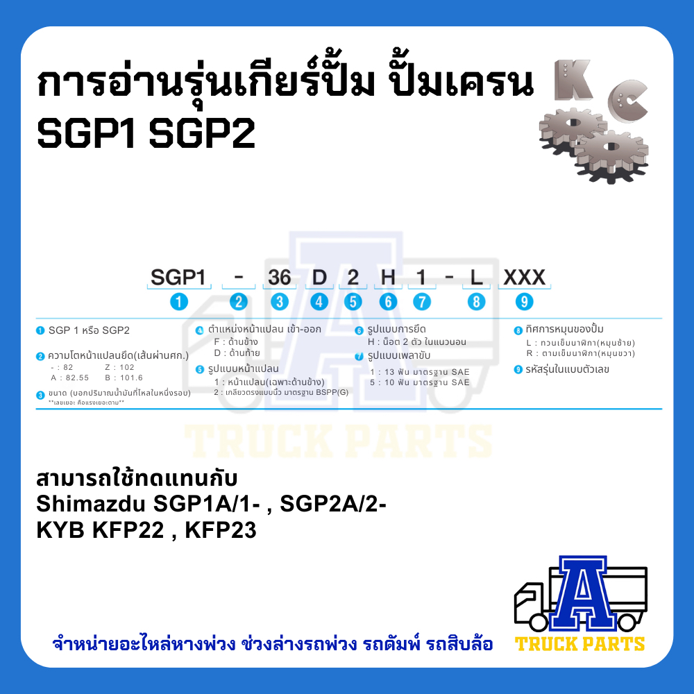 ปั้มเครน52F 48F 44F 40F 7ตัน 7ตัน13ฟันออกตูด ปั้มไฮดรอลิกเครน ตรวจสอบก่อนส่งมอบ รับประกัน 6 เดือน