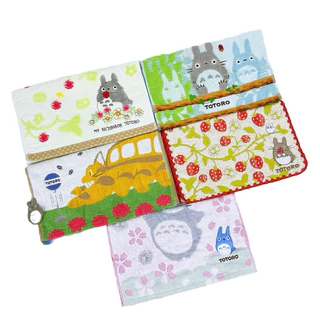 พร้อมส่ง!! ผ้าขนหนู 35 cm*80 cm ขนนุ่ม ลายน่ารัก ภูติพิทักษ์ป่า & แม่มดน้อย ผลิตจากคอตตอน 100%