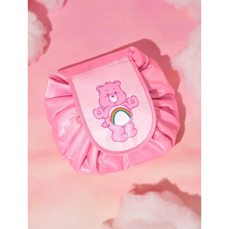 พร้อมส่ง กระเป๋าเครื่องสำอาง/เชือกรูด Care Bears ลิขสิทธิ์แท้ 100% จาก SHEIN X