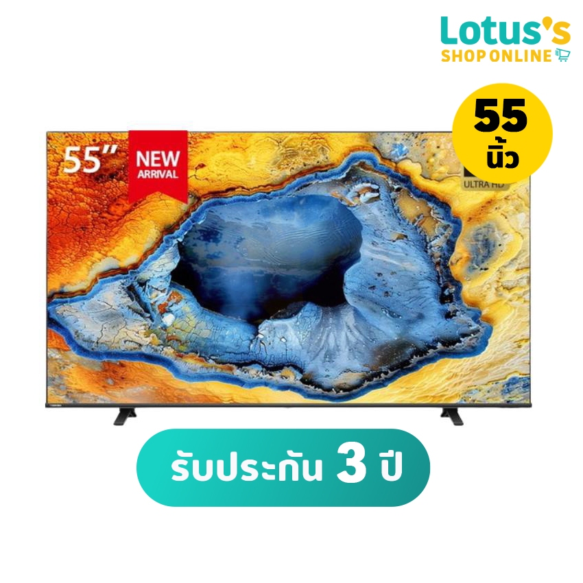 โตชิบา GOOGLE TV 55 นิ้ว 4K UHD LED รุ่น 55C350NP TOSHIBA GOOGLE TV 55 INCH 4K UHD LED #55C350NP