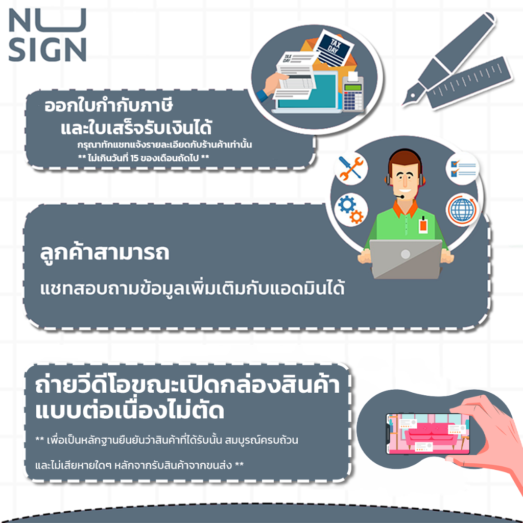 Nusign กระเป๋าโน๊ตบุ๊ค ใส่เอกสาร ใส่แท็บเล็ต ขนาด14นิ้ว บุโฟมกันกระแทก มีสายรัดด้านหลัง จุของได้เยอะ Briefcase laptop