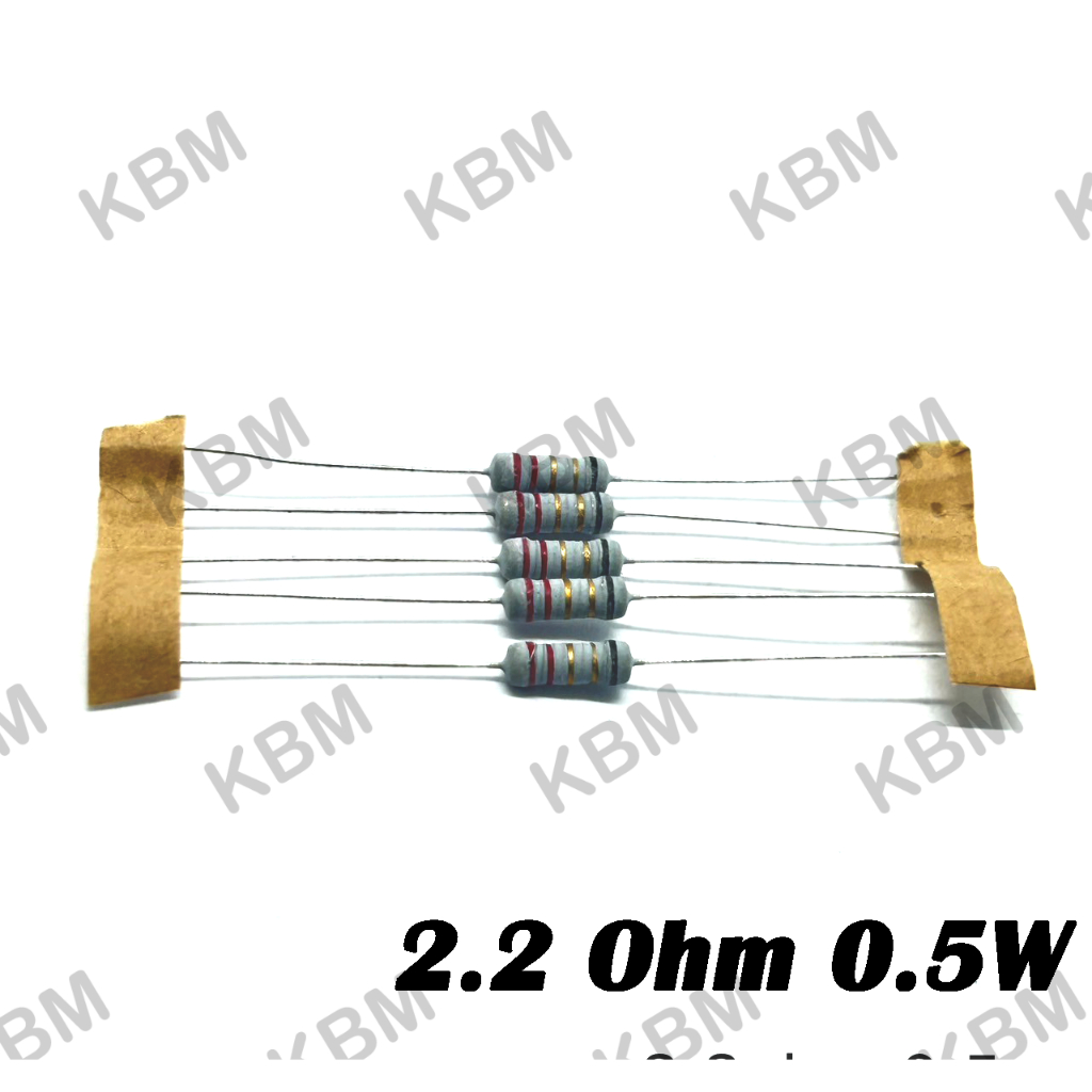 Resistor ตัวต้านทาน 2.2 ohm 0.25W 0.5W 1W 2W 5W 10W