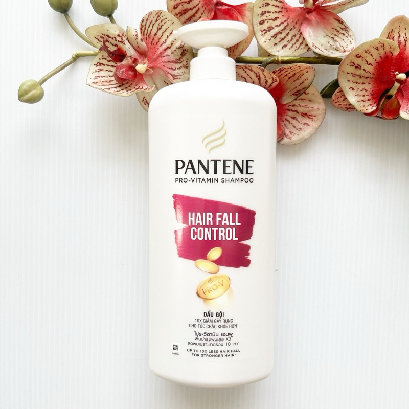 ผลิต 01/26 แชมพู แพนทีน ขนาดจัมโบ้ 1200 ml. Pantene Shampoo Hair Fail Control แฮร์ ฟอล คอนโทรล สีชมพู