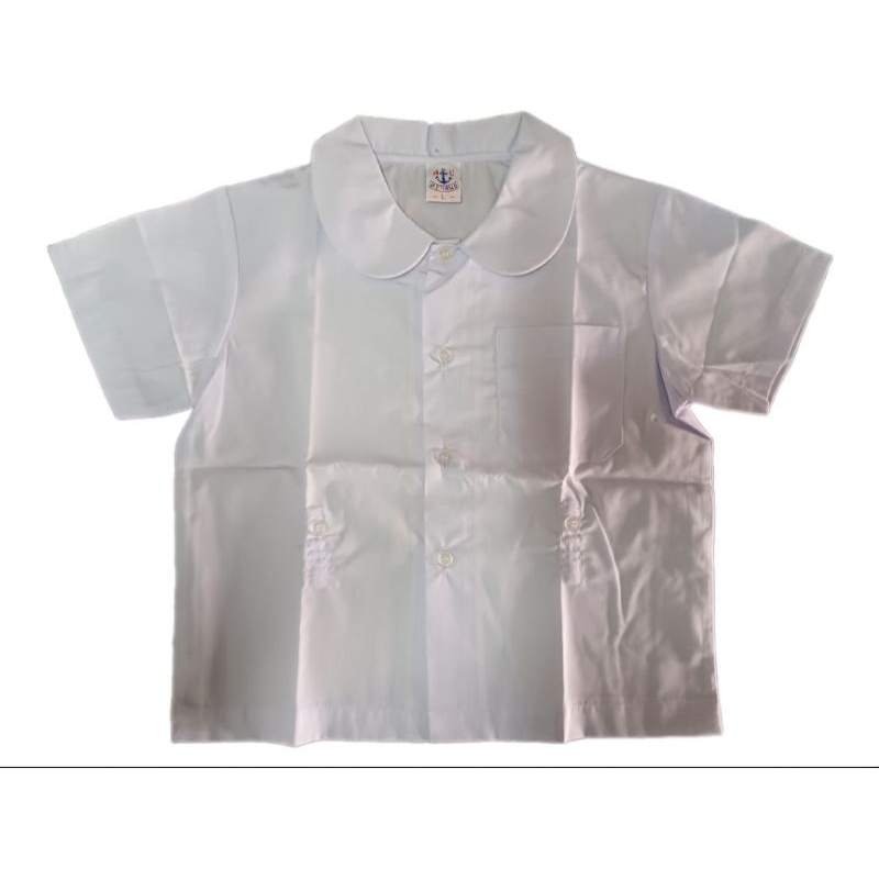 เสื้อนักเรียนอนุบาล คอบัว ตราสมอ