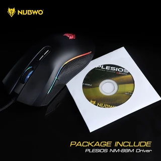 [กรุงเทพฯ ด่วน 4 ชั่วโมง] NUBWO PLESIOS Mouse MACRO เมาส์เกมส์มิ่ง เมาส์เล่นเกม มีสาย มีไฟ RGB ปรับ DPI ได้ รุ่น NM-89M