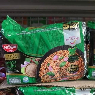 Nissin นิสชิน บะหมี่กึ่งสำเร็จรูป แพ็ค 5 ซอง ( เลือกรสชาติได้)