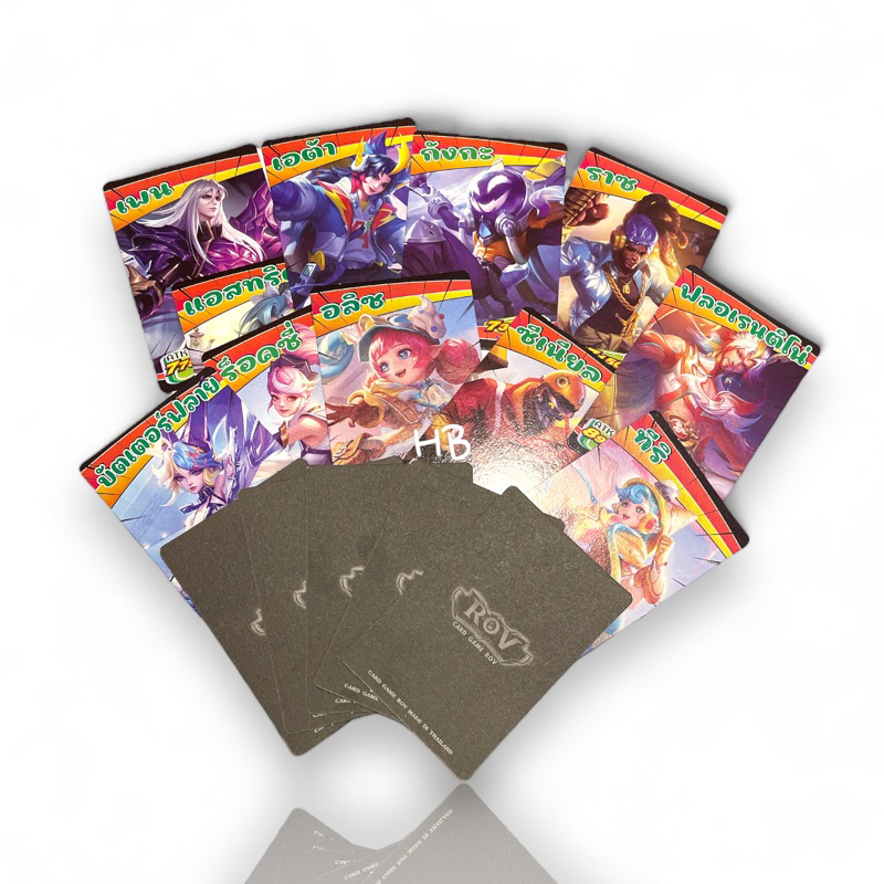 การ์ด Rov ลายใหม่ล่าสุด ของเล่น การ์ดค่าพลัง แปลไทย พร้อมส่ง ของสะสม การ์ดRoV