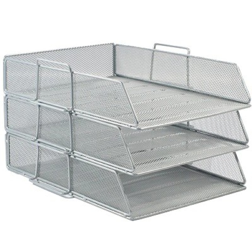 ถาดใส่เอกสาร 3ชั้น เงิน ONE H-0831