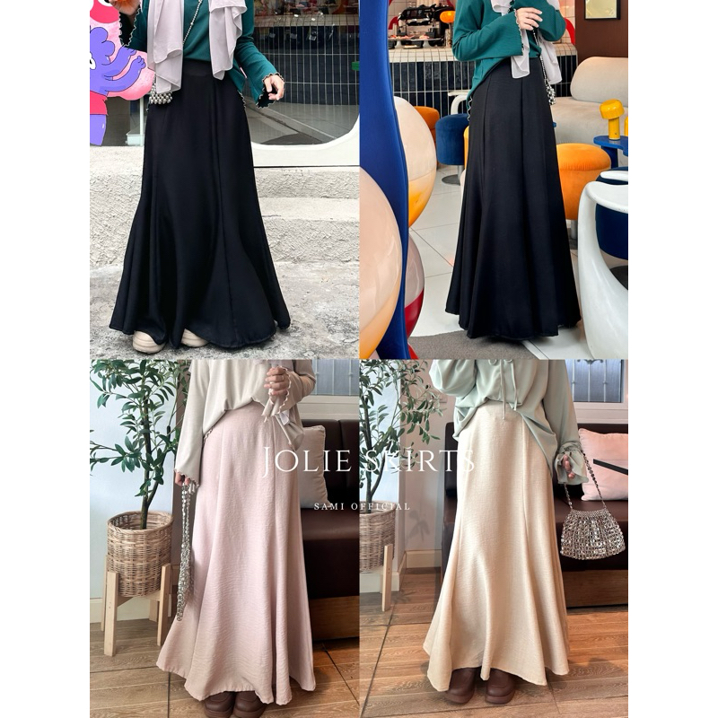 •Jolie skirt กระโปรงทรงหางปลาแยกชิ้น