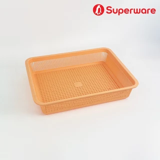 Srithai Superware ตะกร้าใส่ของพลาสติก ถาดรองอเนกประสงค์สี่เหลี่ยม รุ่น B-SERIES