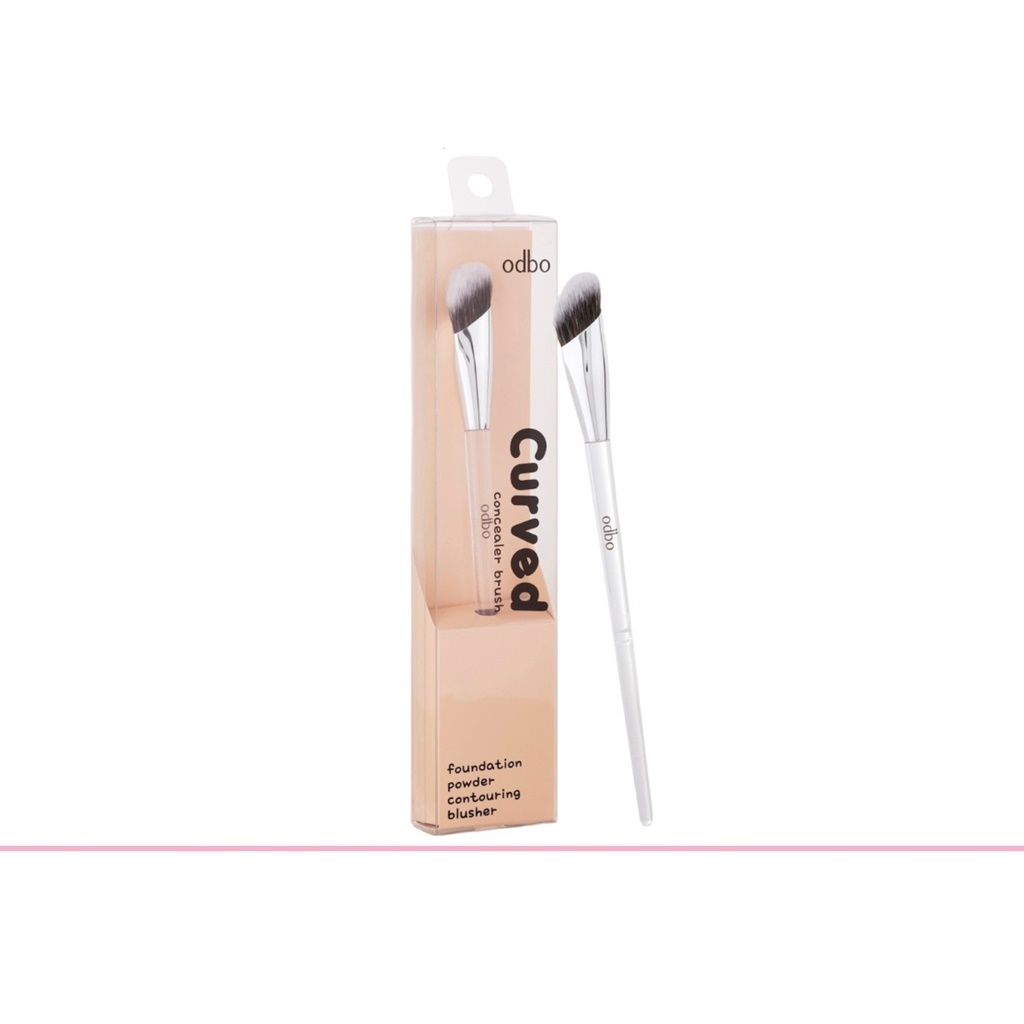 Odbo Curved Concealer Brush โอดีบีโอ เคริฟ คอนซีลเลอร์ บลัช OD8057 (1 ชิ้น)