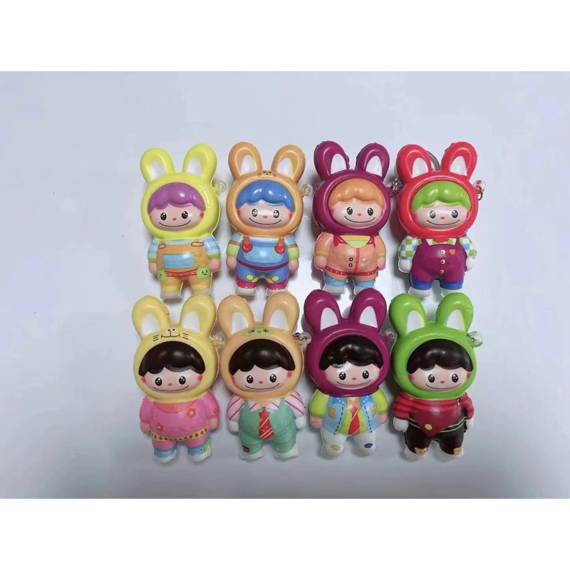 Squishy ช้า rebound จำลองพวงกุญแจอุปกรณ์ประกอบฉาก PU หยิกของเล่นเพลงที่มีกลิ่นหอม