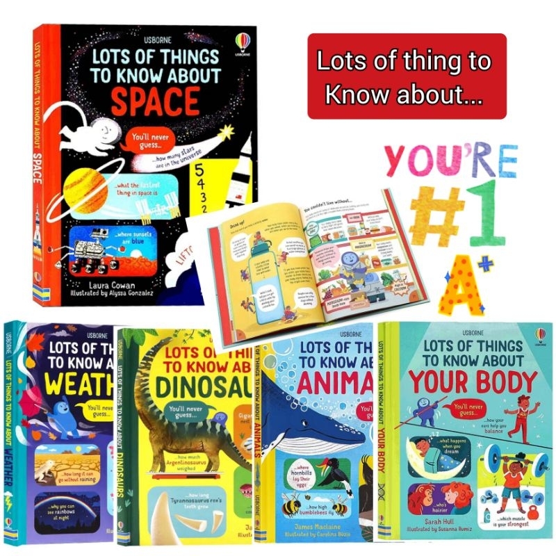🌟พร้อมส่ง🌟 หนังสืออ่านภาษาอังกฤษชุดความรู้รอบตัว​ หนังสือชุด​ Lots of​ ​thing​ to​ know about