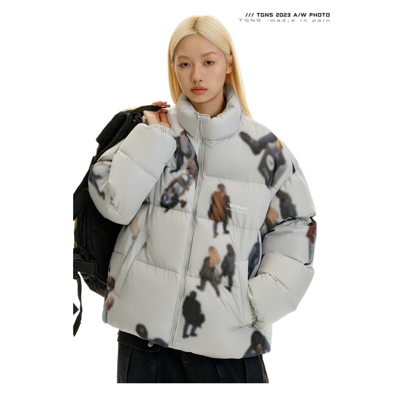 - PRE ORDER 10-15 DAYS - TGNS แจ็คนวมกันหนาวไล่สีน้ำตาล