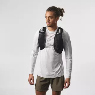 SALOMON ACTIVE SKIN 4 SET Unisex Running Vest เป้น้ำวิ่งเทรล + ขวดน้ำนิ่ม 500ml x 2 ขวด LC2178200 Official Store