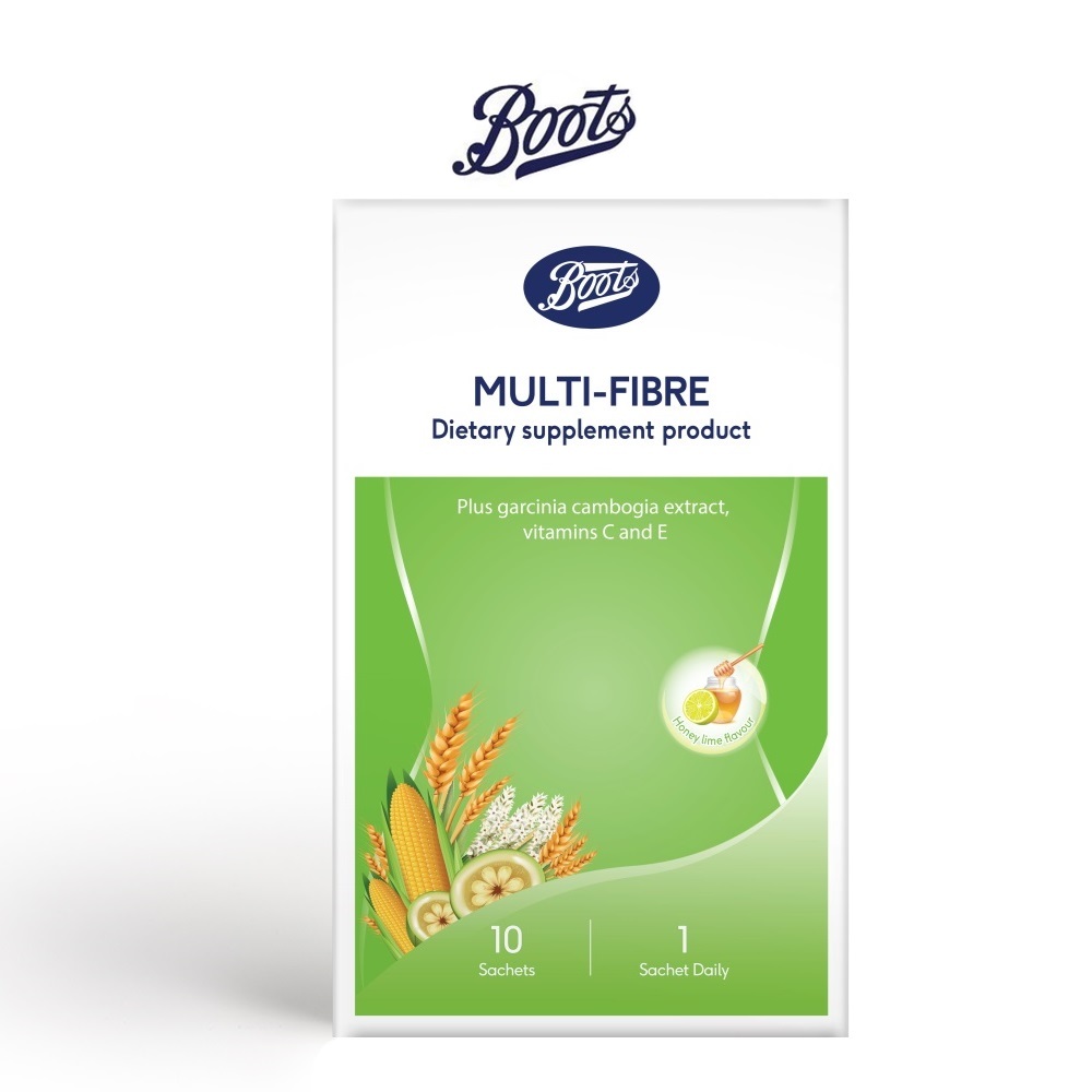 BOOTS FOOD SUPPLEMENT บู๊ทส์ มัลติ-ไฟเบอร์ (ผลิตภัณฑ์เสริมอาหาร)