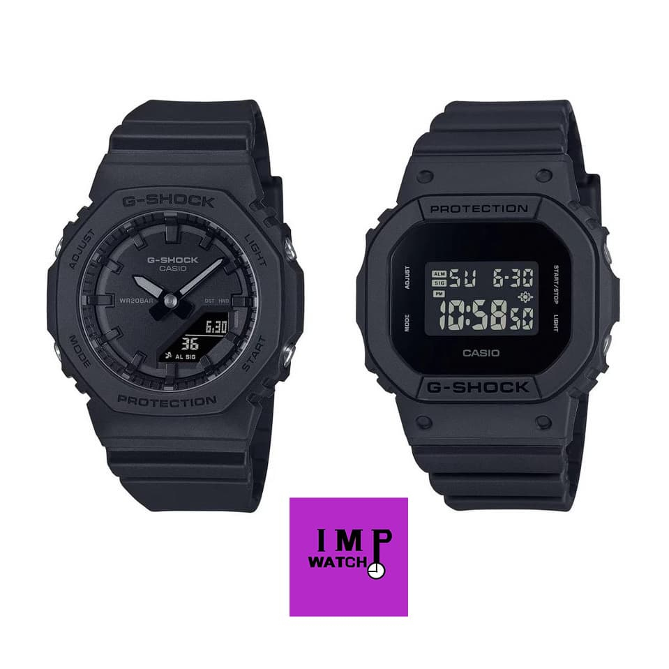 Casio G-Shock Mini นาฬิกาข้อมือผู้หญิง สายเรซิน รุ่น GMA-P2100BB,GMD-S5610BB ของแท้ประกัน Cmg 1 ปีรุ