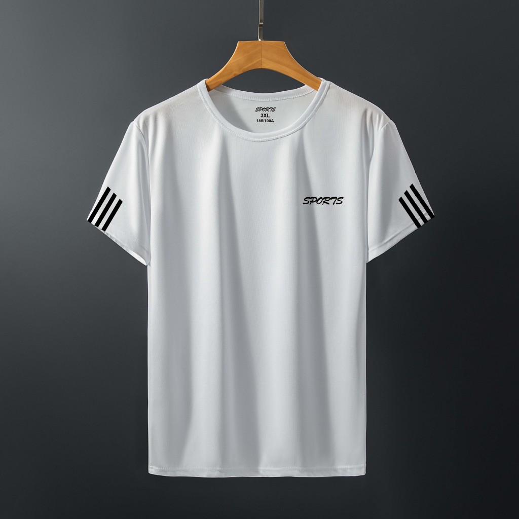CC-306*801เสื้อยืดแขนสั้นสำหรับผู้ชาย คอกกลม ผ้าบาง ๆ เย็นแห้งเร็ว
