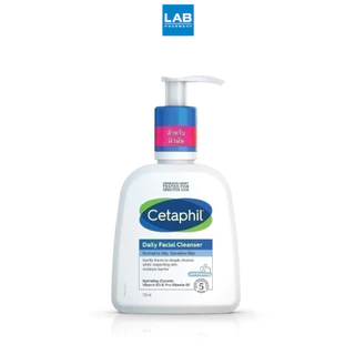 Cetaphil Daily Facial Cleanser 236 ml. เซตาฟิล เดย์ลี่ เฟเชียล คลีนเซอร์ 236 มิลลิลิตร สำหรับผิวผสม,ผิวมัน ที่บอบบางแพ้