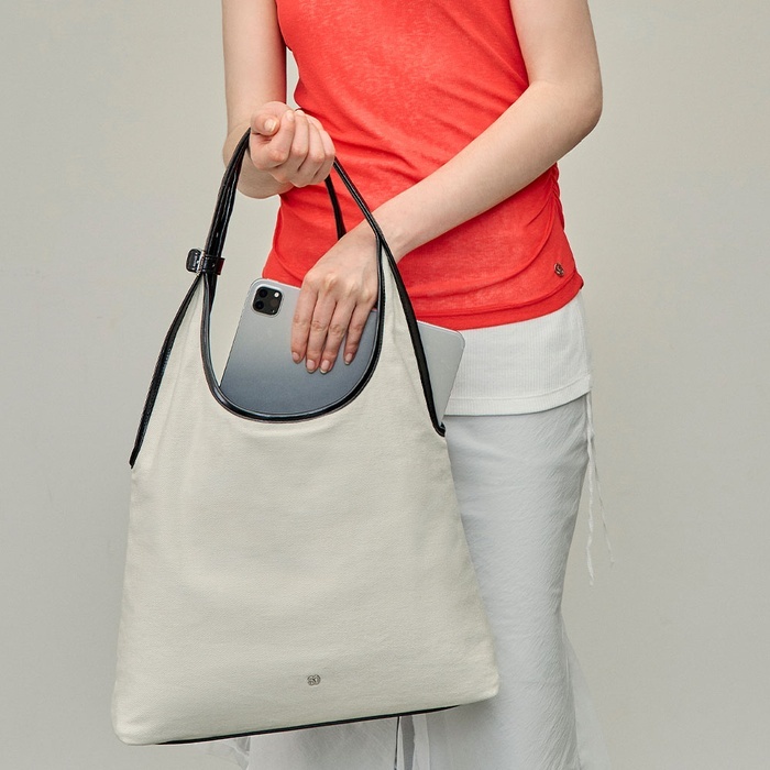 Stand Oil Ringo Bag - 링고백 (Canvas Black, Canvas Cream)