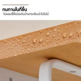 𝗟𝗨𝗫 𝗪𝗢𝗢𝗗 ที่แขวนทิชชู่ ใส่กระดาษทิชชู่ ที่วางแปรงสีฟัน ม้วนกระดาษทิชชู่ [สามารถเจาะและไม่เจาะผนัง]
