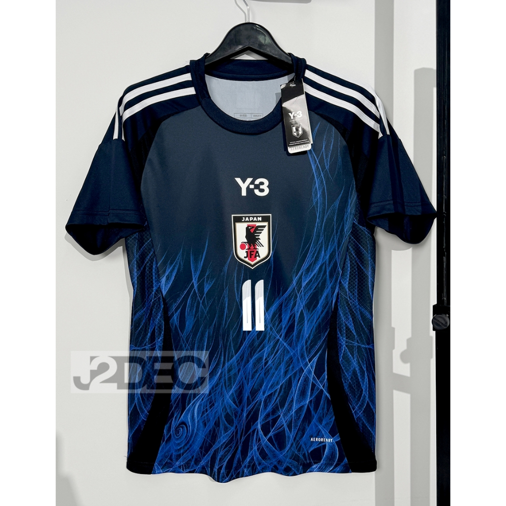 ใหม่ล่าสุด !! เสื้อฟุตบอล เกรด แฟนบอล - ทีมชาติ ญี่ปุ่น Y-3 เหย้า Home ปี 2024/25 ฟลูออฟชั่น ชื่อนักเตะเบอร์นักเตะในทีม