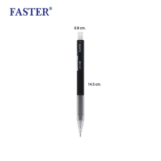 ดินสอกดเก็บหัวได้ 0.5 มม.ตราฟาสเตอร์ faster รุ่น MC14 มียางจับนุ่มมือ มี 4 สีให้เลือก น้ำหนักเบา