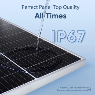 แผงโซลาร์เซลล์ monocrystalline solar cell 6V 50W