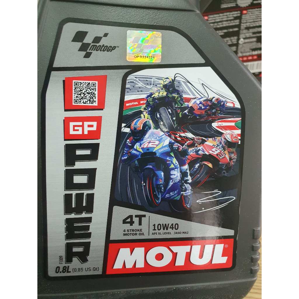 Motul GP Power 10W40 0.8L.