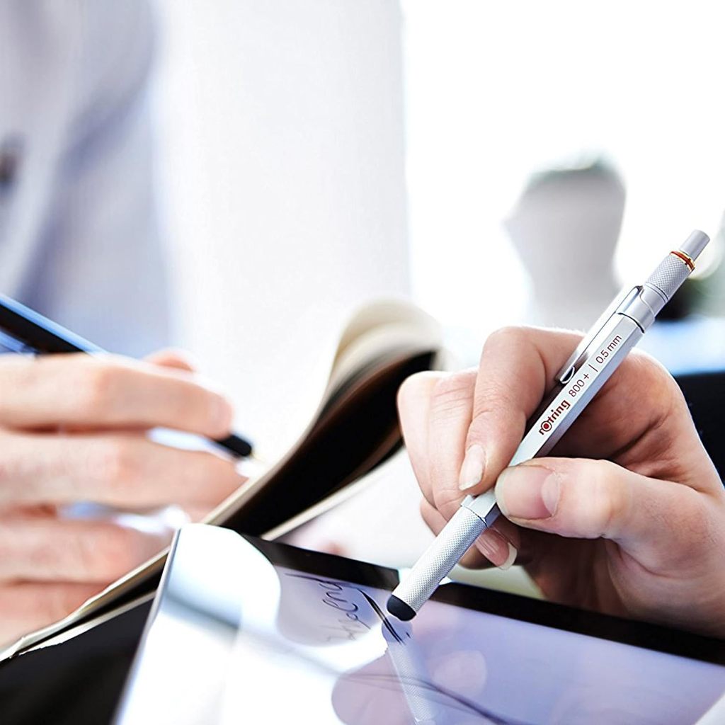 Rotring ดินสอกด สามารถใช้กับจอ Touch screen รอตริง 800+ ขนาด 0.5mm 0.7mm Premium Mechanical Pencil & Stylus Hybrid Newel