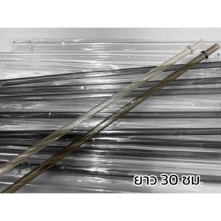 หลอดดูดน้ำพลาสติกแข็ง 30 cm. มีข้อ หลอดพลาสติกแข็ง หลอดtryso…