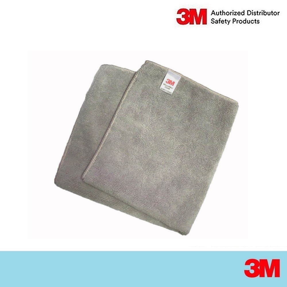 3M FINAL ผ้าเช็ดไมโครไฟเบอร์ สีเทา 40x40cm Detailing Cloth Microfiber